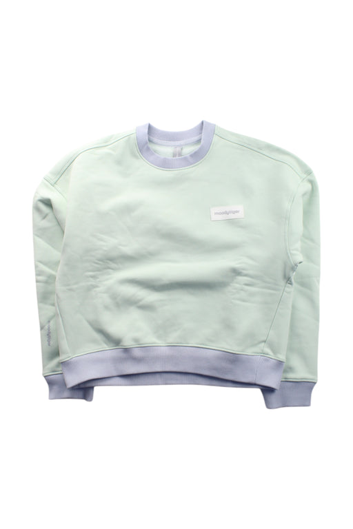 A Green Crewneck Sweatshirts from Moody Tiger in size 10Y for neutral. (Front View)