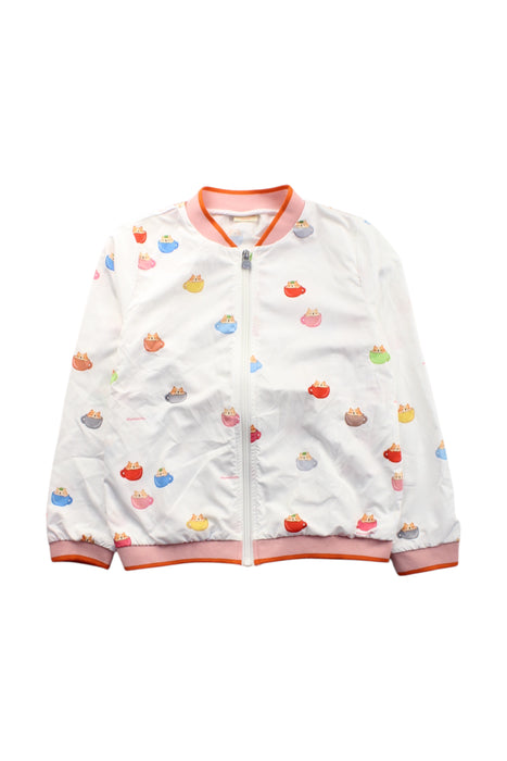 A Multicolour Lightweight Jackets from Momonittu in size 10Y for girl. (Front View)