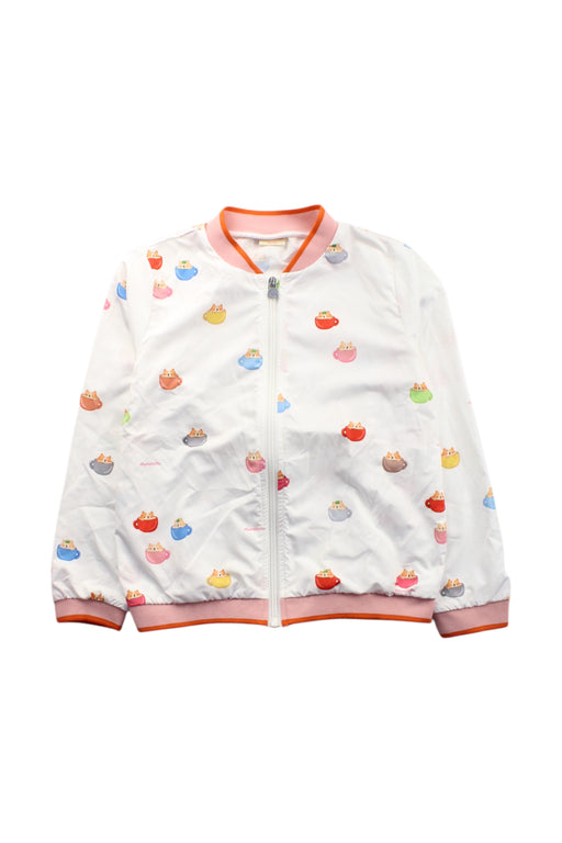 A Multicolour Lightweight Jackets from Momonittu in size 10Y for girl. (Front View)