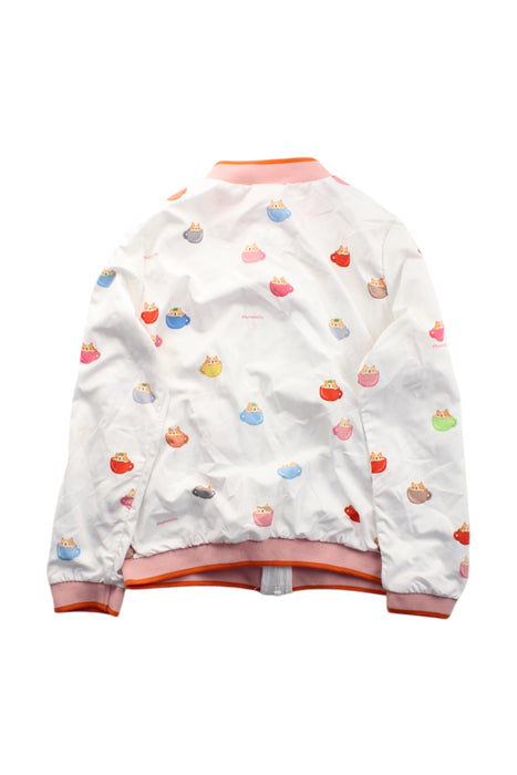 A Multicolour Lightweight Jackets from Momonittu in size 10Y for girl. (Back View)
