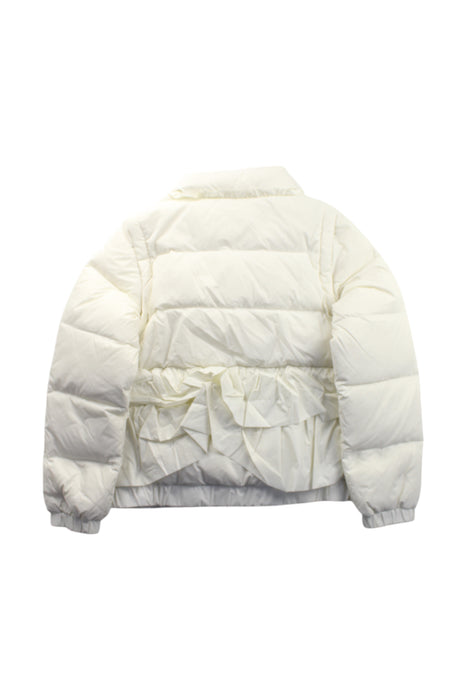 A White Puffer/Quilted Coats & Outerwear from Nicholas & Bears in size 10Y for neutral. (Back View)