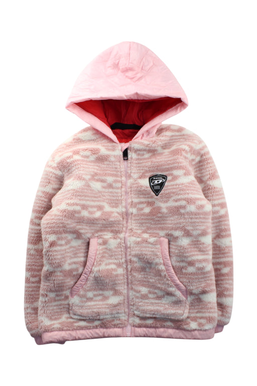 A Pink Puffer/Quilted Coats & Outerwear from Diesel in size 8Y for girl. (Front View)