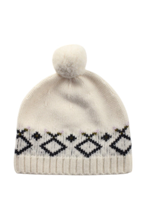 A Ivory Winter Hats from Bonpoint in size O/S for neutral. (Front View)