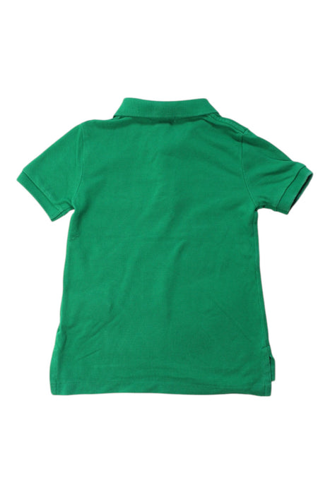 A Green Short Sleeve Polos from Ralph Lauren in size 2T for boy. (Back View)