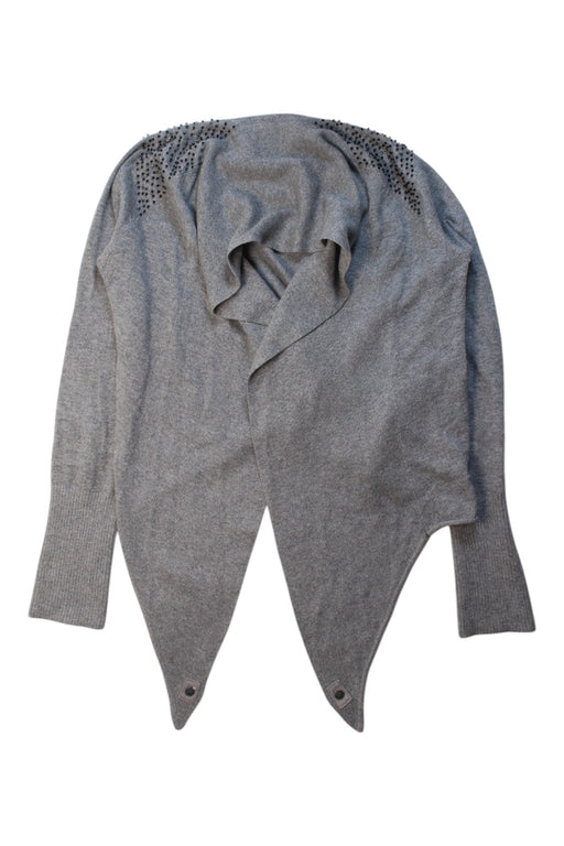 A Grey Cardigans from Pepe Jeans in size 14Y for girl. (Front View)