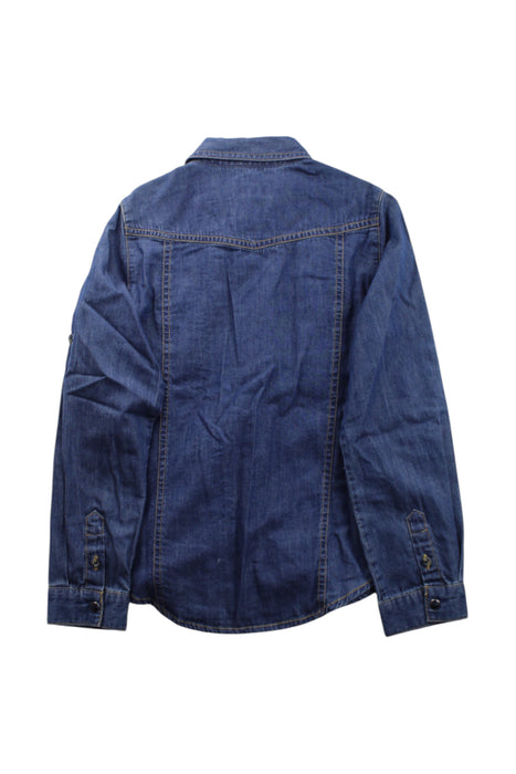 A Blue Long Sleeve Shirts from Cyrillus in size 8Y for neutral. (Back View)