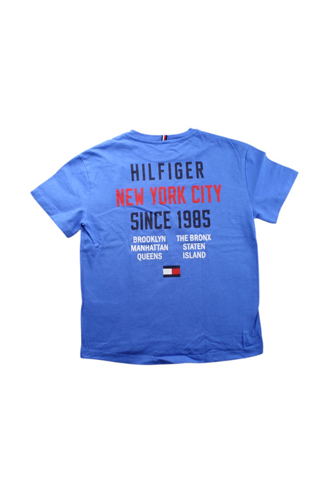 A Blue Short Sleeve T Shirts from Tommy Hilfiger in size 12Y for boy. (Back View)