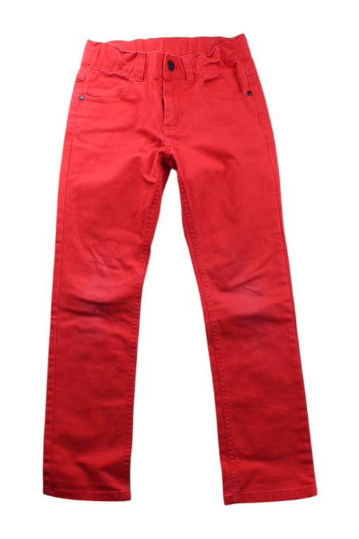 A Red Casual Pants from Jacadi in size 8Y for girl. (Front View)