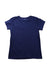A Navy Short Sleeve T Shirts from Crewcuts in size 10Y for girl. (Back View)