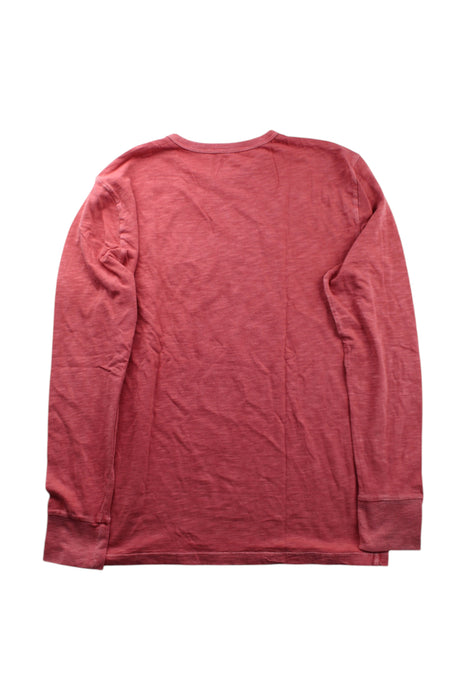 A Red Long Sleeve Tops from Crewcuts in size 12Y for neutral. (Back View)