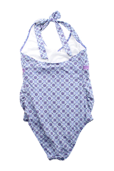 A Blue Swimsuits from Jojo Maman Bébé in size Maternity-S for maternity. (Back View)
