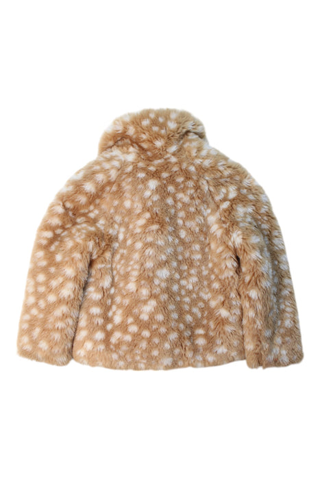 A Beige Coats from Emile et Ida in size 2T for girl. (Back View)