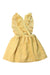 A Yellow Overall Dresses from Confiture in size 3T for girl. (Back View)