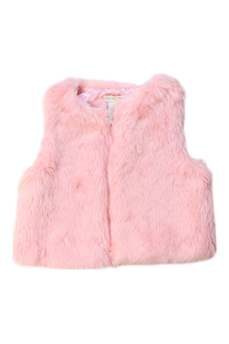 A Pink Outerwear Vests from Cynthia Rowley in size 3T for girl. (Front View)