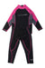 A Black Rash Guards from Aquasport in size 2T for girl. (Front View)