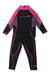 A Black Rash Guards from Aquasport in size 2T for girl. (Front View)