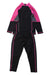 A Black Rash Guards from Aquasport in size 2T for girl. (Back View)