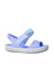 A Blue Sandals from Crocs in size 12-18M for neutral. (Back View)