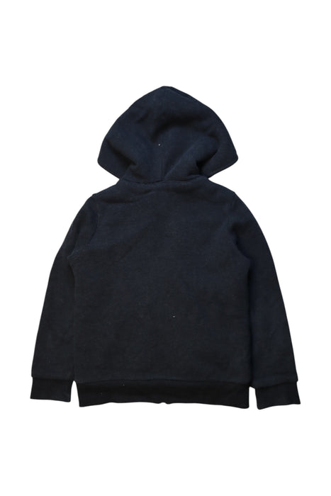 A Navy Zippered Sweatshirts from Bonpoint in size 6T for neutral. (Back View)