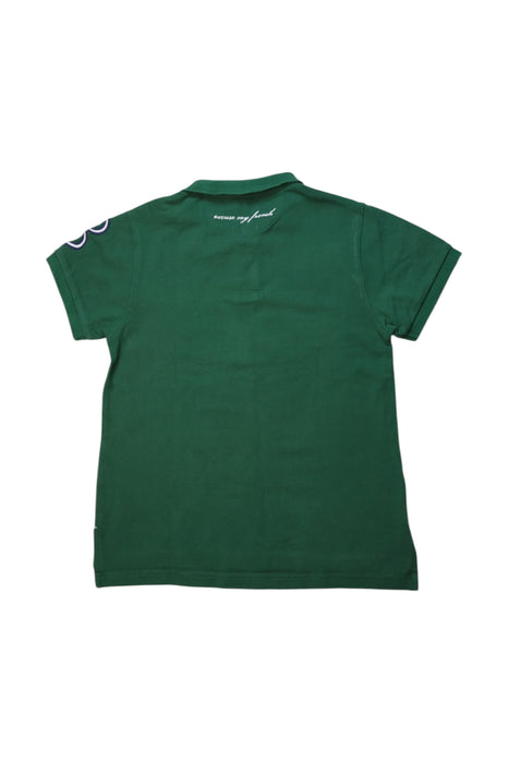 A Green Short Sleeve Polos from Excuse My French in size 8Y for neutral. (Back View)