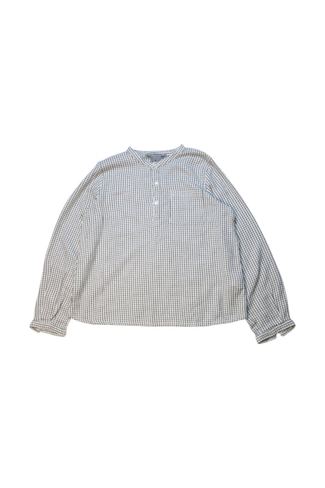 A Grey Long Sleeve Shirts from Bonpoint in size 8Y for neutral. (Front View)