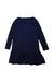 A Navy Long Sleeve Dresses from Polo Ralph Lauren in size 8Y for girl. (Back View)