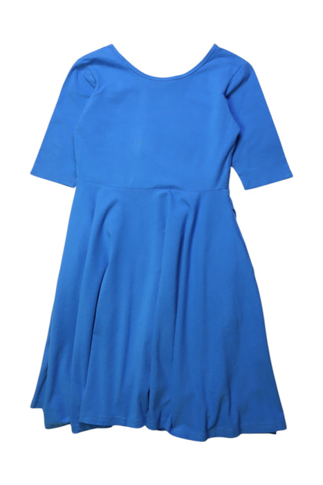 A Blue Short Sleeve Dresses from Rock Your Kid in size 8Y for girl. (Back View)