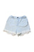 A Blue Shorts from Bora Aksu in size 7Y for girl. (Front View)