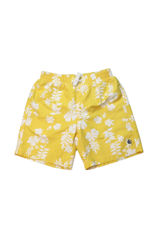 A White Swim Shorts from Petit Bateau in size 6T for boy. (Front View)