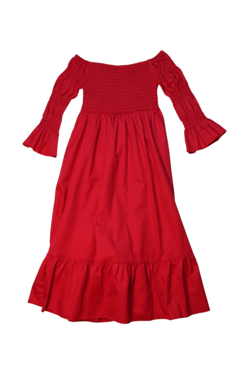 A Red Long Sleeve Dresses from Sisland in size 12-18M for girl. (Front View)