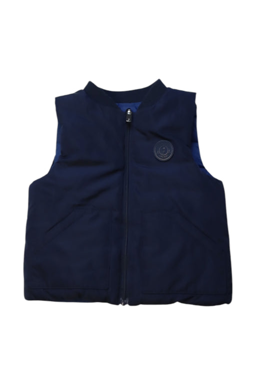 A Navy Outerwear Vests from Jacadi in size 6-12M for neutral. (Front View)