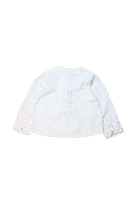 A White Long Sleeve Shirts from Jacadi in size 18-24M for neutral. (Back View)