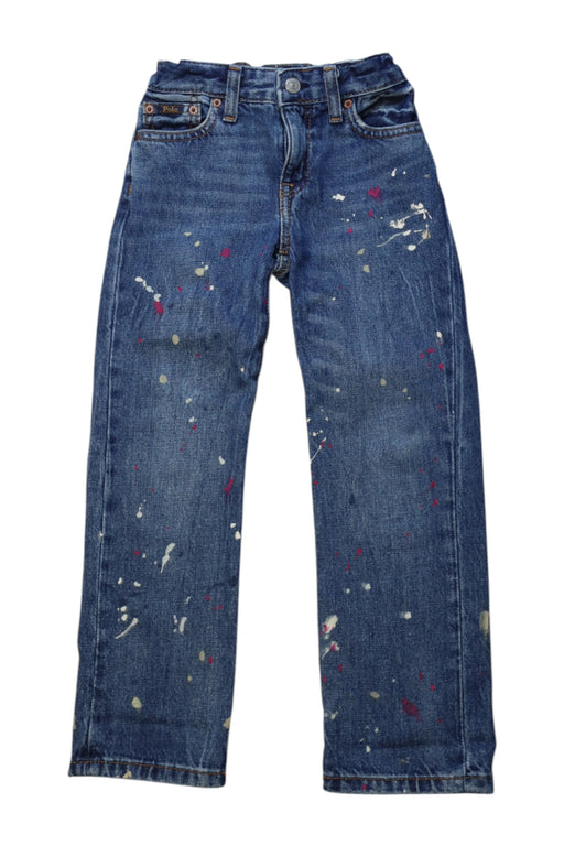 A Blue Jeans from Polo Ralph Lauren in size 5T for boy. (Front View)