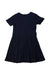 A Navy Short Sleeve Dresses from Tartine et Chocolat in size 4T for girl. (Back View)