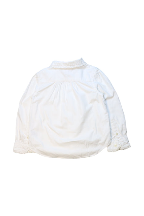 A White Long Sleeve Shirts from Polo Ralph Lauren in size 4T for neutral. (Back View)