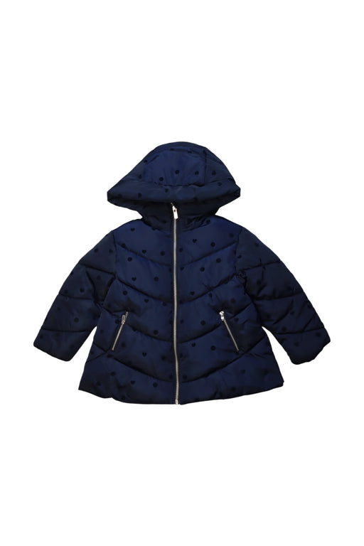 A Navy Puffer/Quilted Coats & Outerwear from Jacadi in size 3T for girl. (Front View)