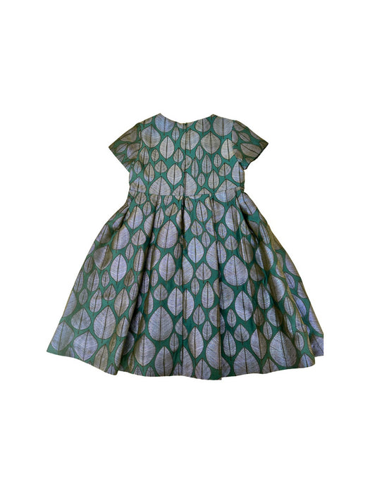 A Navy Short Sleeve Dresses from Jacadi in size 8Y for girl. (Back View)