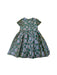 A Navy Short Sleeve Dresses from Jacadi in size 8Y for girl. (Back View)