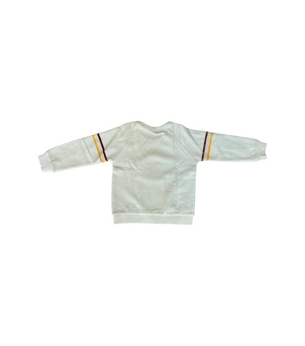 A White Crewneck Sweatshirts from Emile et Ida in size 4T for neutral. (Back View)