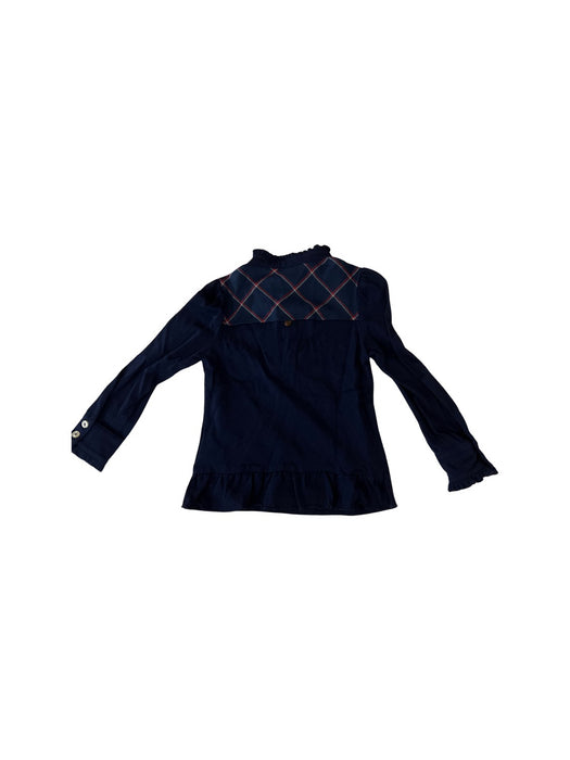 A Navy Long Sleeve Polos from Ferrari in size 4T for girl. (Back View)