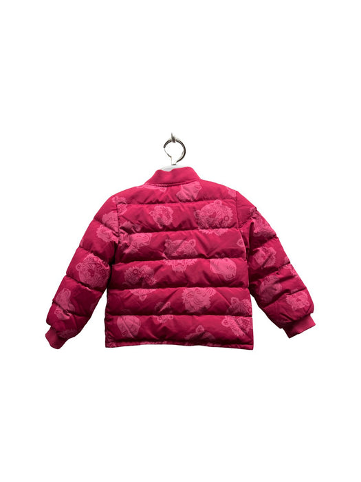 A Red Puffer/Quilted Jackets from Kenzo in size 6T for girl. (Back View)