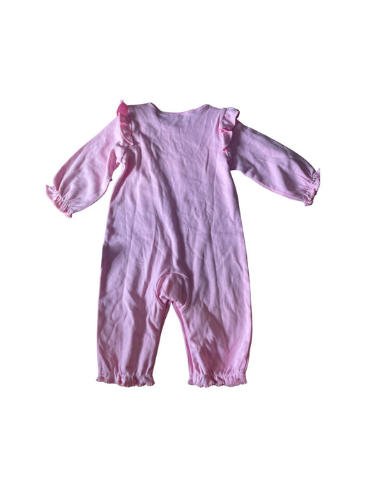 A Pink Onesies from Mides in size 6-12M for girl. (Back View)