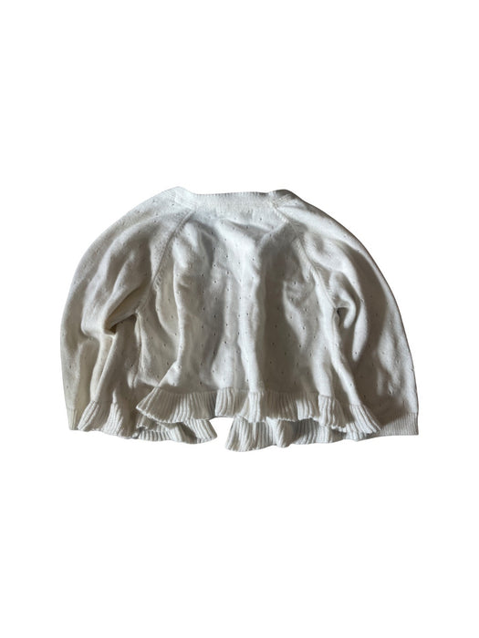 A Ivory Cardigans from Purebaby in size 6-12M for girl. (Back View)