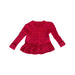 A Red Cardigans from Ralph Lauren in size 18-24M for girl. (Back View)