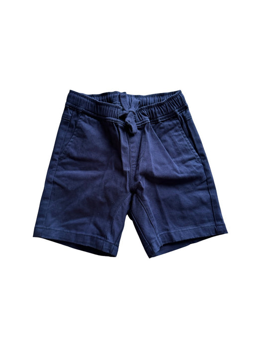 A Navy Shorts from Seed in size 4T for boy. (Front View)