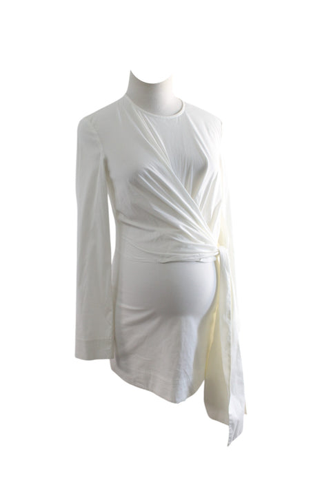 A White Long Sleeve Tops from COS in size Maternity-S for maternity. (Front View)