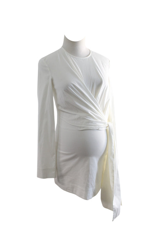 A White Long Sleeve Tops from COS in size Maternity-S for maternity. (Front View)