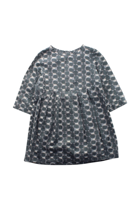 A Grey Long Sleeve Dresses from Bonpoint in size 6T for girl. (Front View)
