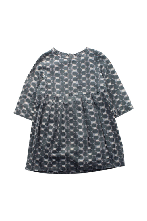 A Grey Long Sleeve Dresses from Bonpoint in size 6T for girl. (Front View)