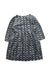 A Grey Long Sleeve Dresses from Bonpoint in size 6T for girl. (Back View)